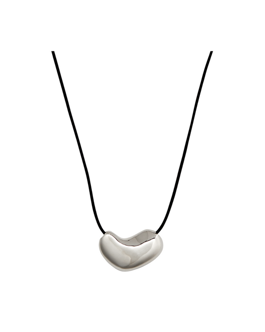 Pre-Order Bean Necklace Silver
