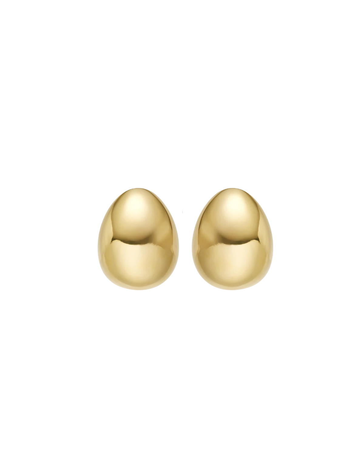 Bean Earrings Gold