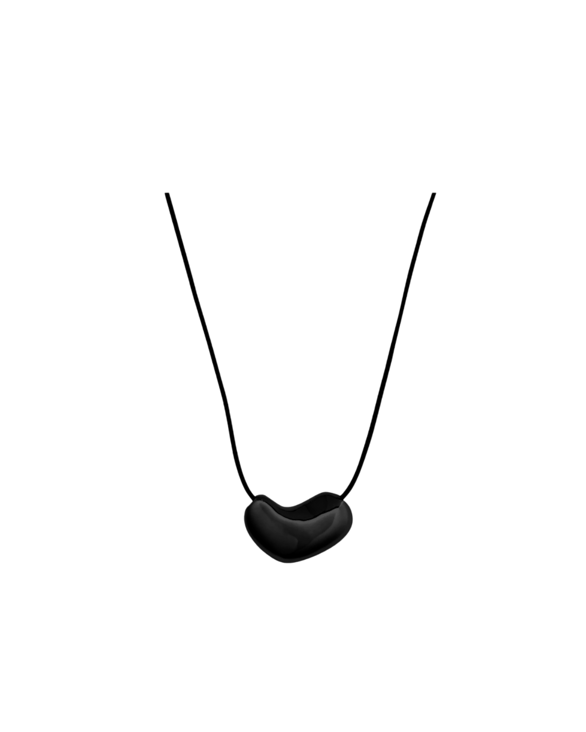 Bean Necklace Black