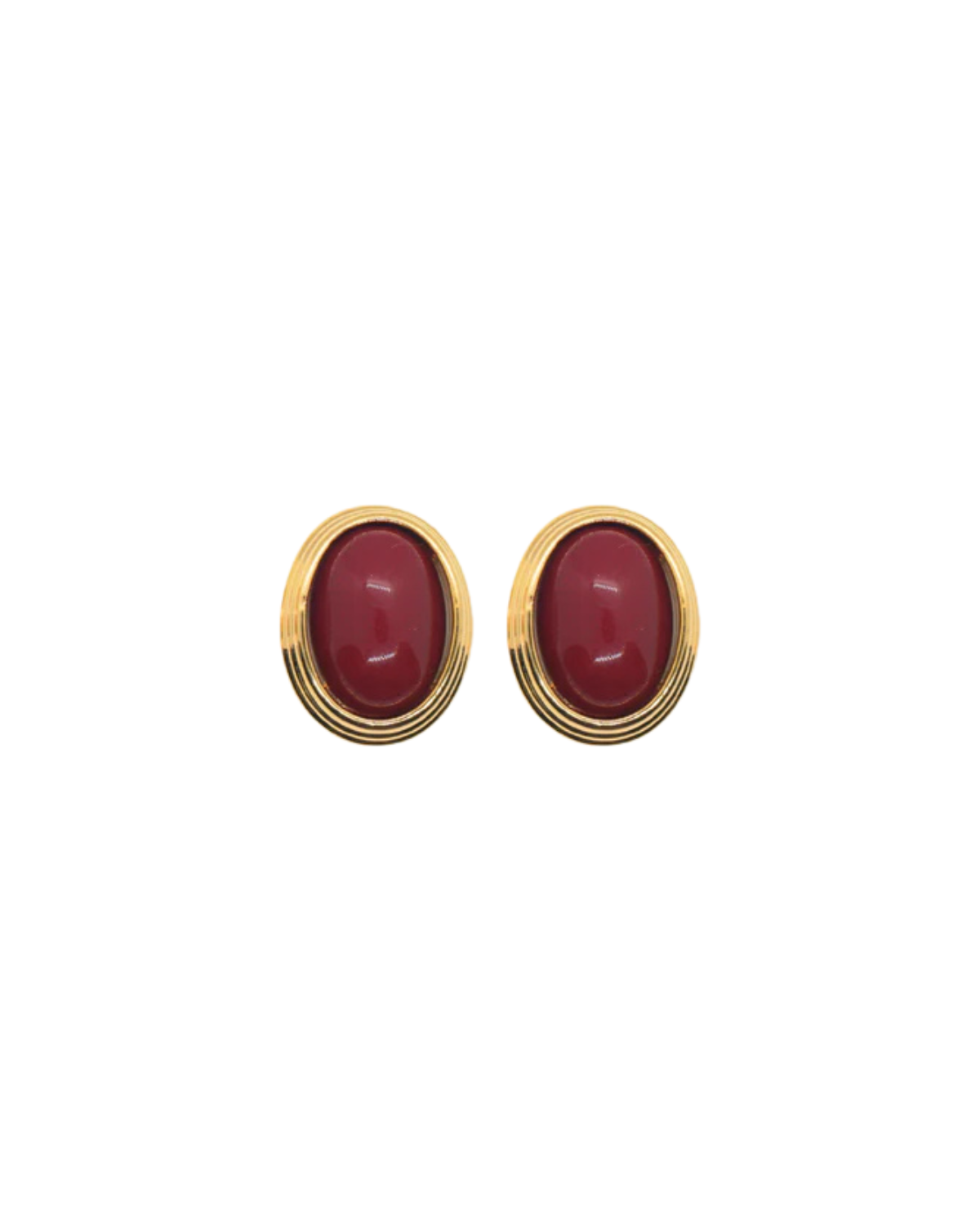 Mercer Earrings Burgundy